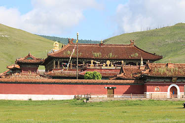 Gandan Monastery in Ulan Bator - Mongolia