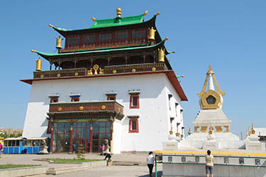 Monastère de Gandan à Oulan Bator - Mongolie