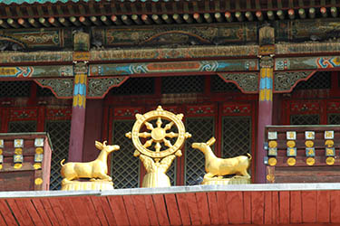 Monastère de Gandan à Oulan Bator - Mongolie